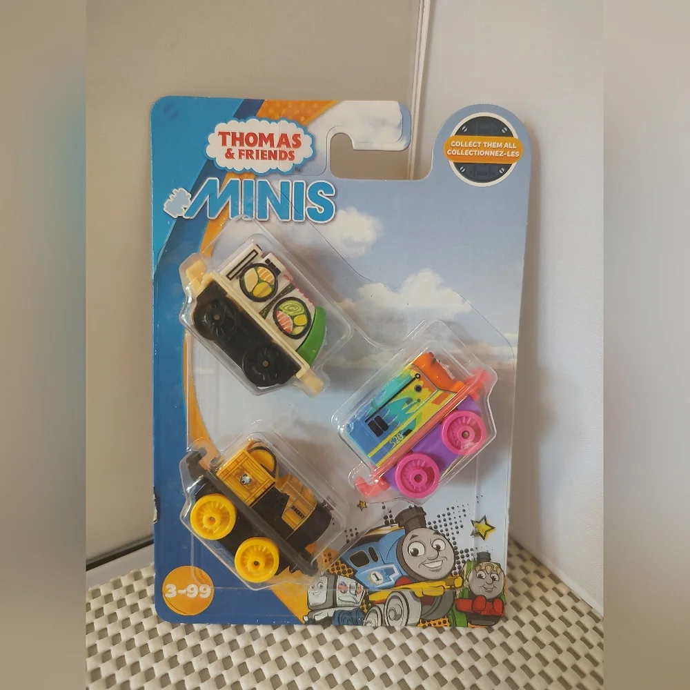 Thomas and Friends Minis: Stephen, Sushi Spencer, Rainbow Shane Arc-En-Ciel NWT